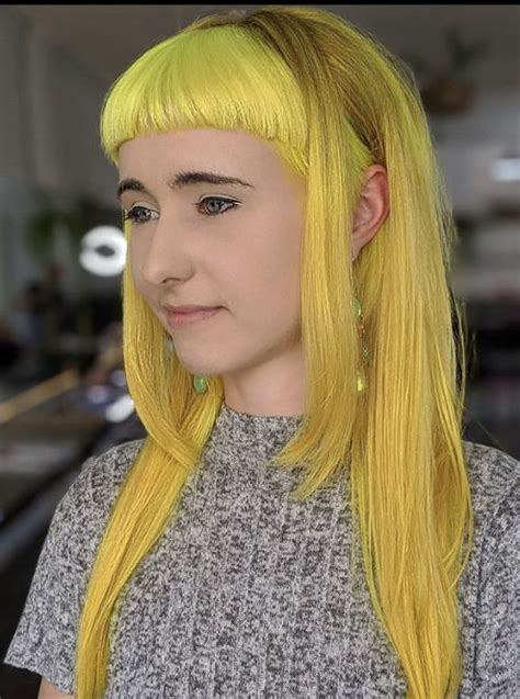 Pin By David Connelly On Extreme Hair Colors Yellow Extreme Hair
