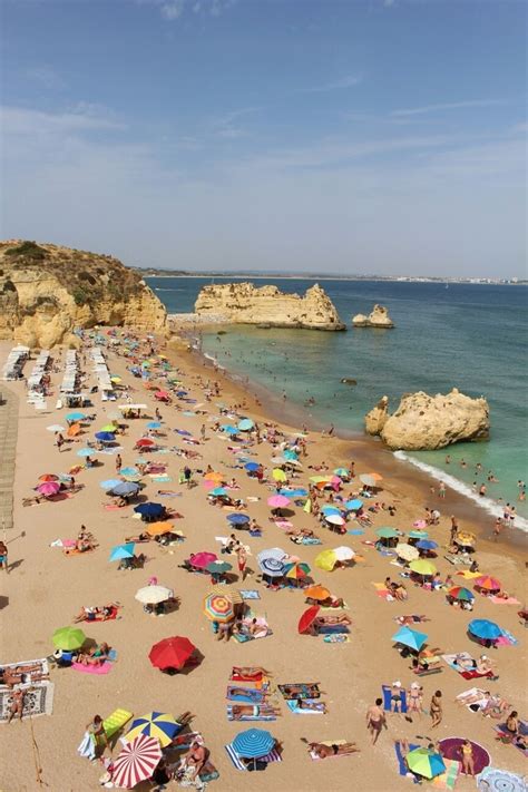 Dona ana beach is located in lagos. Praia Dona Ana, Lagos, Portugal - Dona Ana beach, Algarve ...