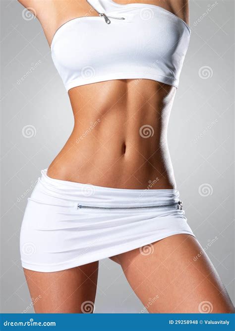 Beautiful Female Slim Tanned Body Stock Photo Image Of Body Female