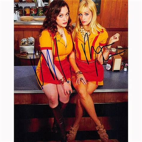 Kat Dennings And Beth Behrs Broke Girls 68702 Autographed In Person 8x10 W Coa 3768570701