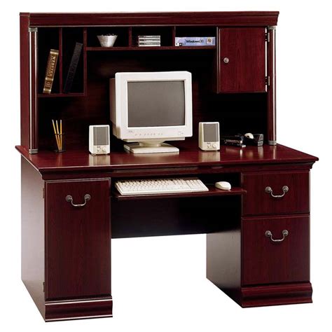 To know which size you need, think about what your desk will need to accommodate, such as: Bush Birmingham Collection 60 Executive Desk With Hutch ...