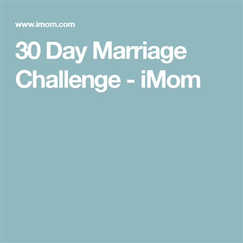 30 Day Marriage Challenge Imom Marriage Challenge 30 Day Plank