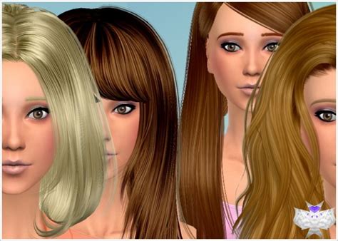 Conversion Hairs 3t4 Set 4 At David Sims Sims 4 Updates