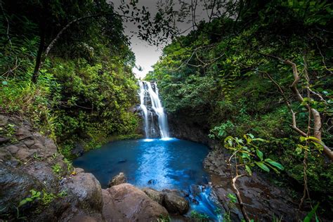 Waimano Falls Hawaii OC X R EarthPorn Oahu Waterfalls Waterfall Trail