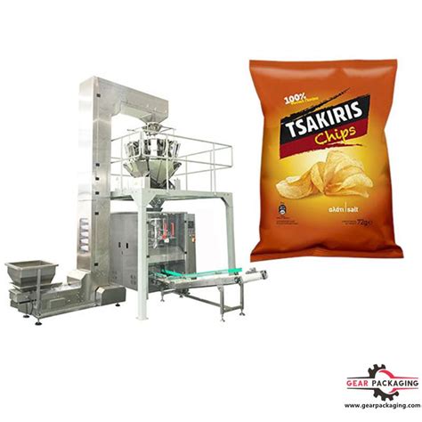 72g Potato Chips Snack Packing Machine Vertical Packaging Machine Vff
