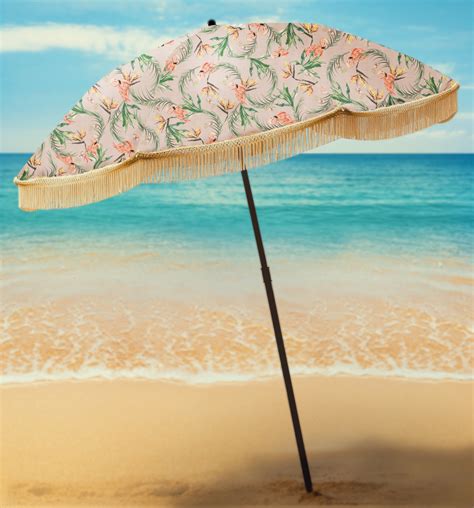 Flamingo Beach Umbrella 100 Uv Protection Beach Brella