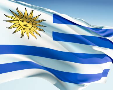 A bandeira possui as seguintes proporções: .: Bandeira do Uruguai