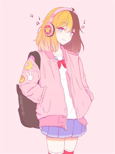 Adorable, aesthetic, anime boy, anime couple, anime girl, class, couple, cute, cutie, kawaii, kiss, love, lovely, pale, pastel, pastel colors, pink, pretty, school, supercute, sweet, ａｎｉｍｅ. Aesthetic Anime Girls Pink Hair Wallpapers - Wallpaper Cave