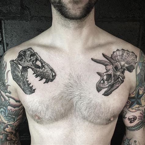 Dinosaur Neck Tattoo