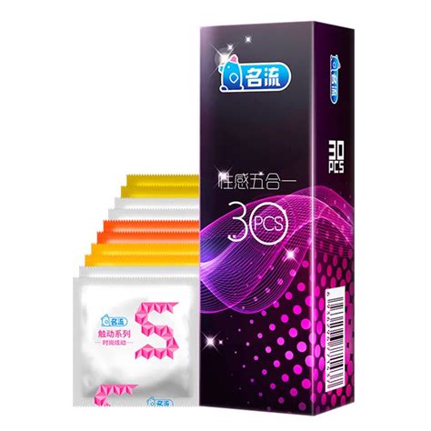 mingliu 30pcs 5 types ultra thin condoms sexy latex dots pleasure natural rubber condones male