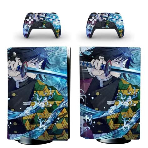 Demon Slayer Ps5 Standard Disc Edition Skin Sticker Decal Cover For