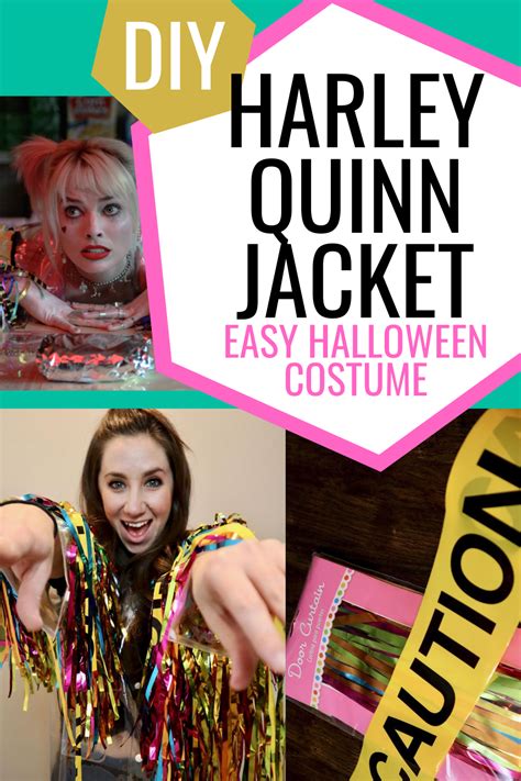 Also want to apologize for my. DIY Harley Quinn Birds of Prey Jacket - Popcorner Reviews
