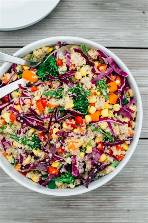 Rainbow Quinoa Salad Crazy Vegan Kitchen