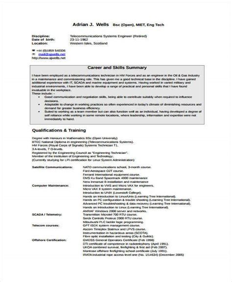 Duties, requirements, skills and responsibilities: 10+ Maintenance Resume Templates - PDF, DOC | Free ...