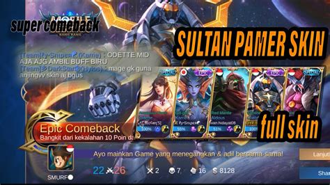 Sultan Super Epic Comeback Mobile Legends Indonesia Youtube