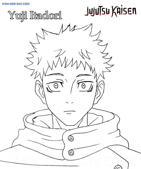 Jujutsu Kaisen coloring pages - Printable coloring pages
