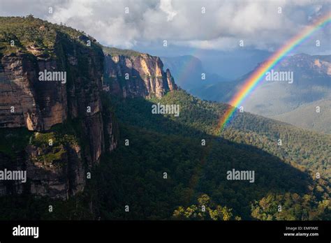 Grose Valley Rainbow Blue Mountains National Park Nsw Australia