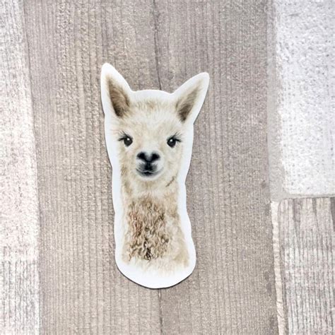 Llama Stickers Cute Stickers Llama Accessories Llama Ts Etsy