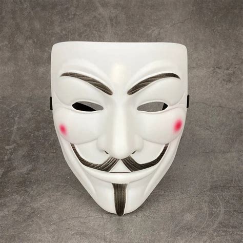 movie cosplay v for vendetta hacker mask anonymous guy fawkes halloween christmas party t for