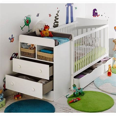 Les combinaisons commodes tables à langer vous permettront en outre de gagner de la. La Redoute Interieurs - Combiné lit commode à langer ...