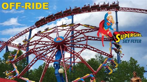 Supergirl Sky Flyer Off Ride Six Flags New England New For 2021 Zamperla Endeavor Non