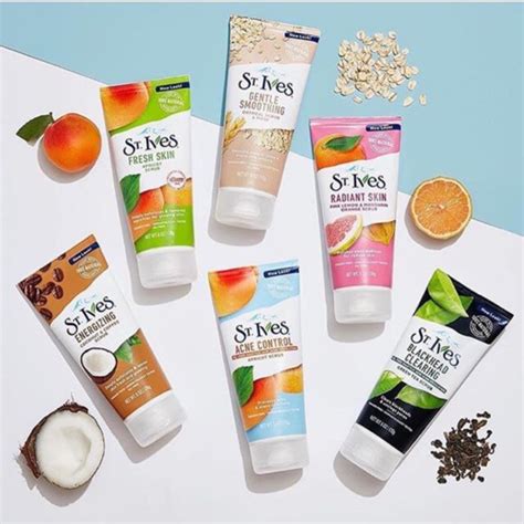 This is because it is a deep cleaning product, and the granules are much larger. ST IVES Fresh Skin Apricot Scrub / St Ives Oatmeal Face ...