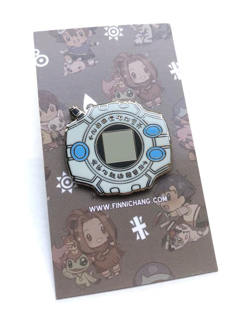 Digimon Digivice Enamel Pin Etsy