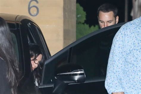 courteney cox appears downcast as she s spotted for first time since matthew perry s death