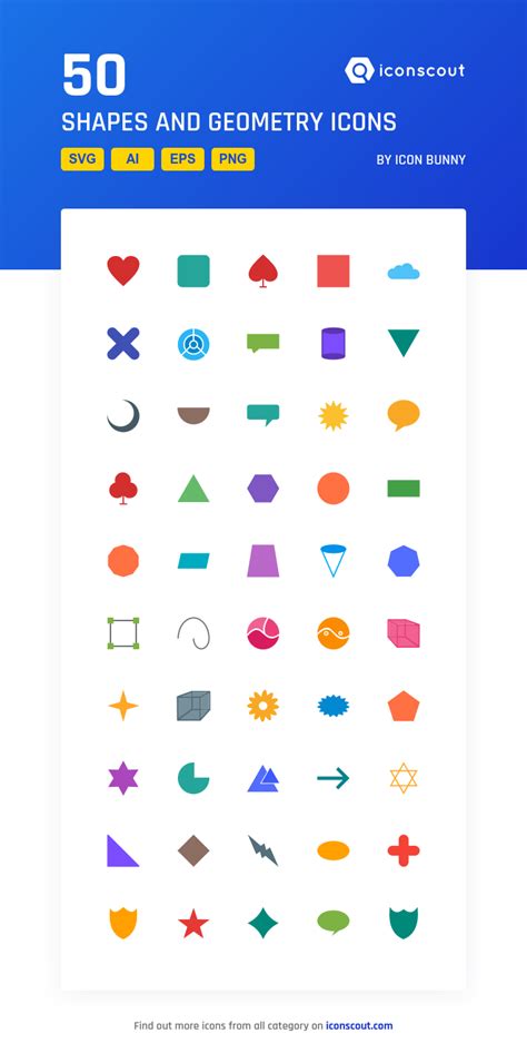Download Shapes And Geometry Icon Pack Available In Svg Png And Icon
