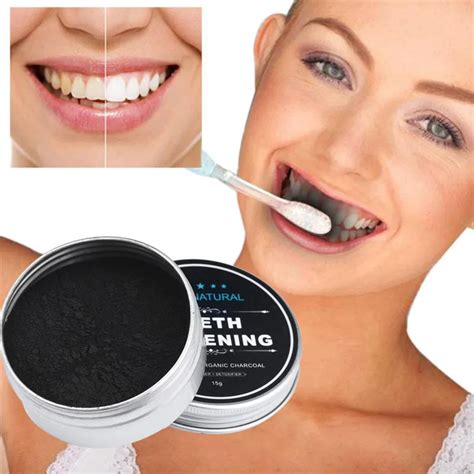 Teeth Whitening Powder Organic Activated Charcoal Bamboo Toothpaste