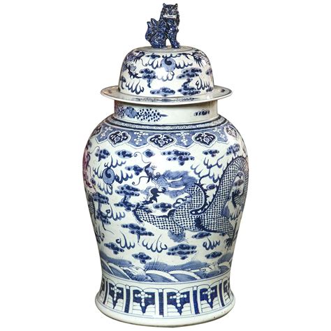 Impressive pair of chinese blue and white urns hand decorated in delicate floral vine and leaf designs punctuated by flowers and featuring cobalt blue prices for a large chinese urn can differ depending upon size, time period and other attributes — at 1stdibs, they begin at $878 and can go as high as $9. A blue and white palace size lidded urn with classic ...