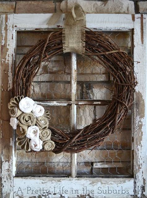 Old Window Frames Easy Craft Ideas