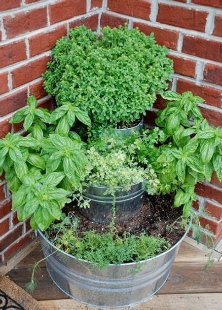 Stacked Herb Garden Would Be So Cute Out On A Balcony Or Indoors In