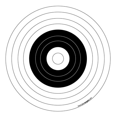 Bullseye Targets Printable - ClipArt Best