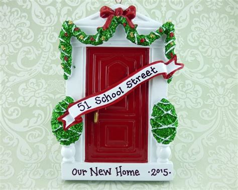 Red Door New Home First Apartment By Ornamentsinthegreen On Etsy