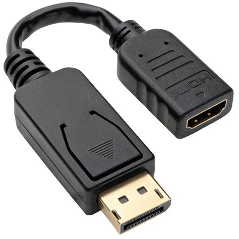 Buy Dell 6 Inch Displayport Male To Hdmi Female Black Adapter Cable