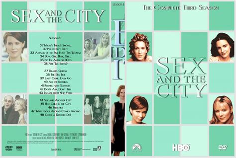 Sex And The City Season 3 Spanning Tv Dvd Custom Covers