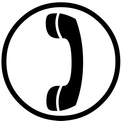 Telephone Clipart Black And White Free Download On Clipartmag