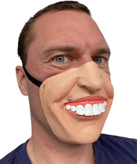 Rubber Johnnies Tm Witz Zähne Latex Maske Film Fx Qualitätskostüm Masquerade Amazonde Spielzeug