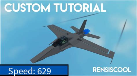 Roblox How To Make A Jet
