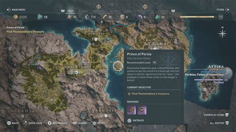 The Blind King Guide Assassin S Creed Odyssey Hold To Reset