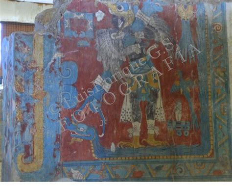 Mexico aztec warriors metal print by granger. Caballero Aguila / Eagle Warrior - Cacaxtla - Tlaxcala - M ...