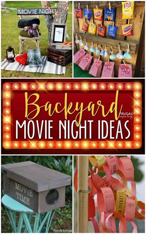 See more ideas about family night, family fun night, family movie night. Backyard Movie Ideas for the Outdoors