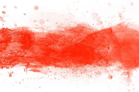 Free Photo Red Watercolor Blot