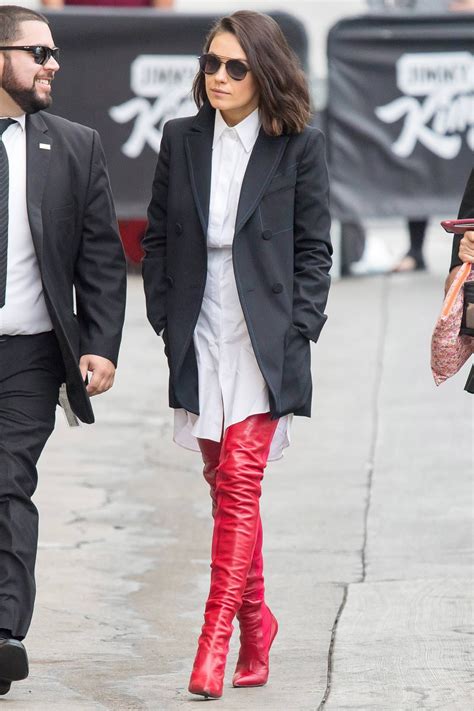 Born august 14, 1983) is an american actress. Mila Kunis Wore a Red-Hot Pair of $1,350 Leather Boots ...