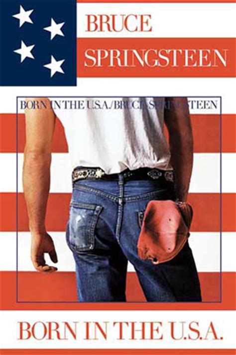 One was bruce springsteen and the other was charlie daniels. Bruce Springsteen - Born in the USA - Poster - 61x91,5