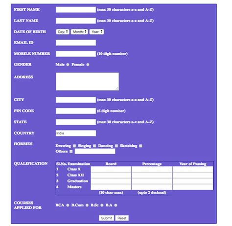How To Design A Registration Form Using Html And Css Bios Pics Hot