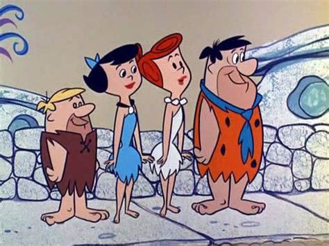 Barney Betty Wilma And Fred The Flintstones Pinterest
