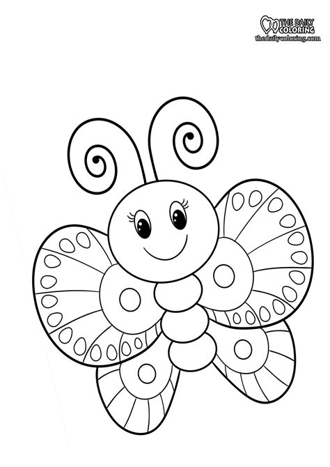 Butterfly Coloring Pages The Daily Coloring