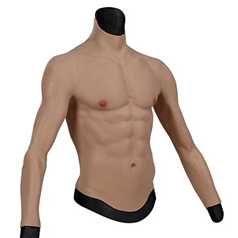 YIQI Silicone Muscle Chest Realistic Male Chest Vest Abdominal Muscle